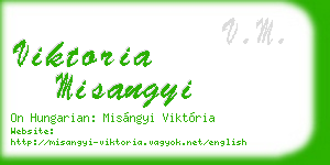 viktoria misangyi business card