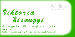 viktoria misangyi business card